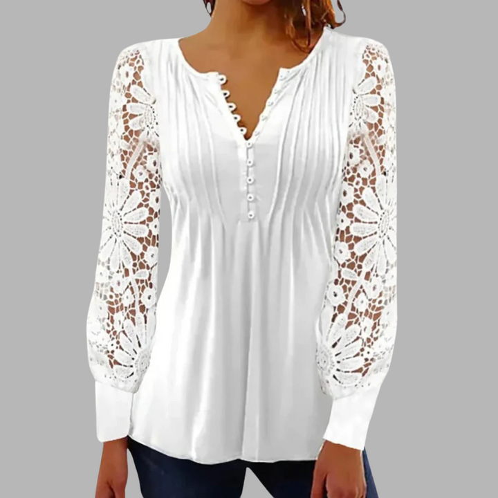 Marianne | Blouse Sophistiquée à Manches Longues