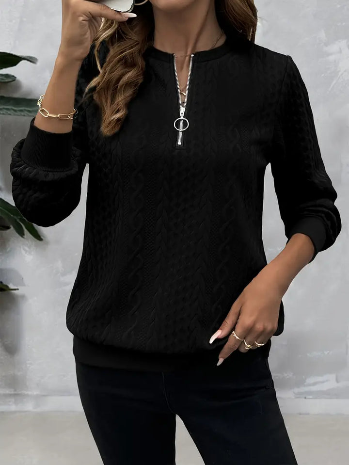 Zoe™ - Pull zippé élégant pour confort et style