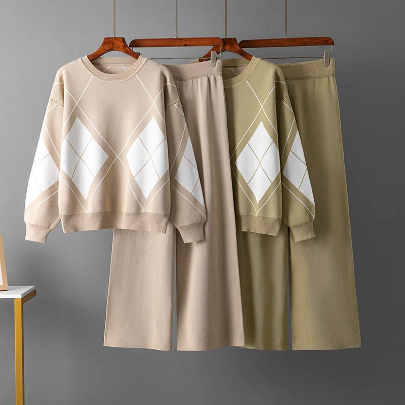Lily™ - Ensemble de Pull Chaud en Deux Pièces