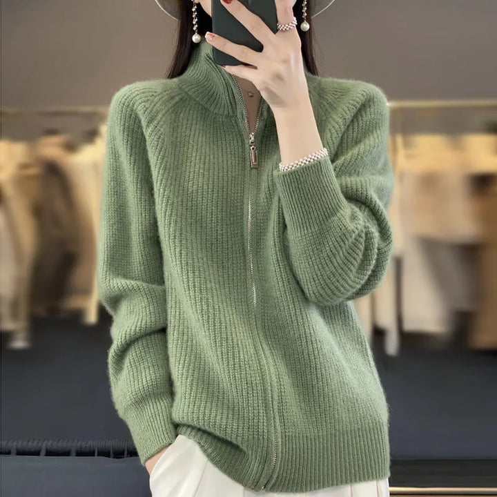 Charlotte™ - Cardigan avec Fermeture Éclair
