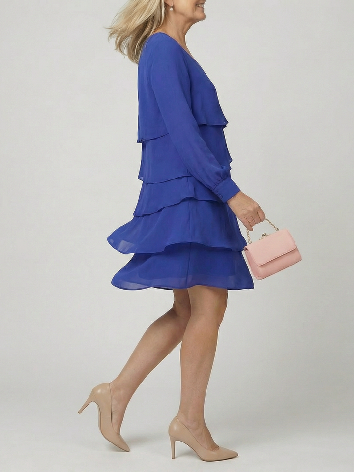 Kirax | Robe à couches propre longueur genou