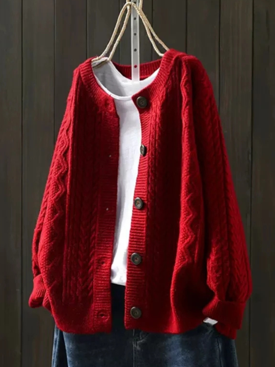 LE LORENZA | CARDIGAN EN CÂBLE