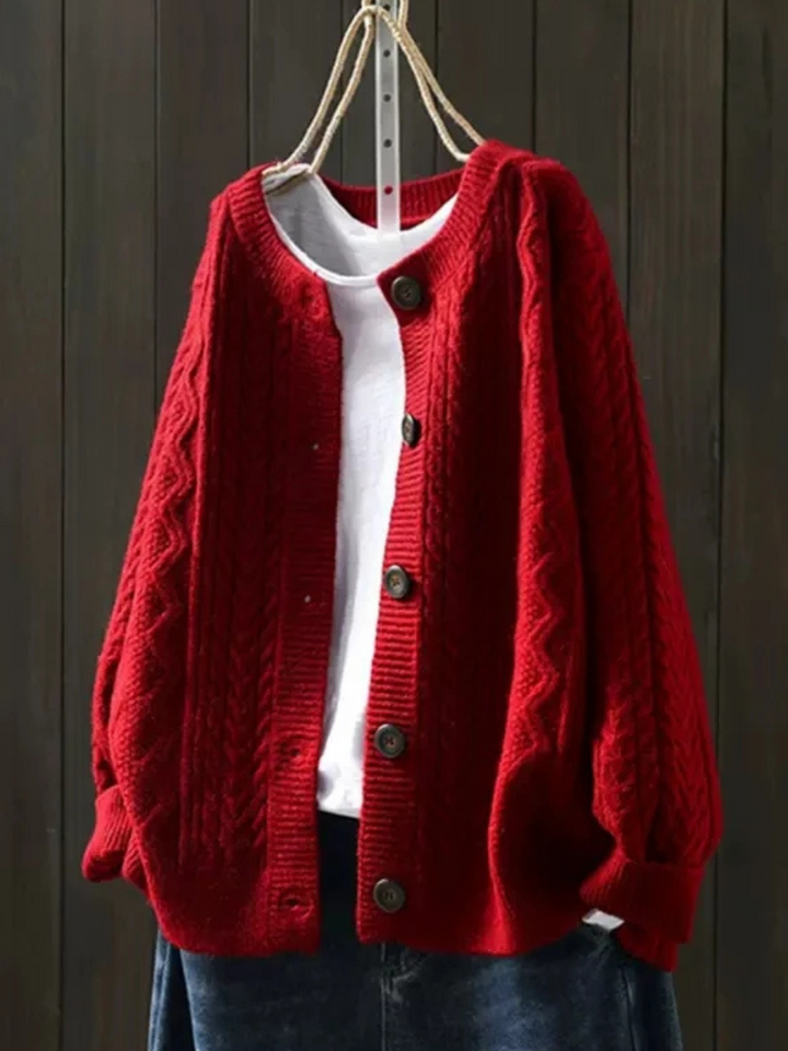 LE LORENZA | CARDIGAN EN CÂBLE