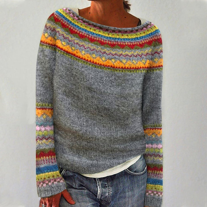 Olivia™ - Pull Rétro Confortable