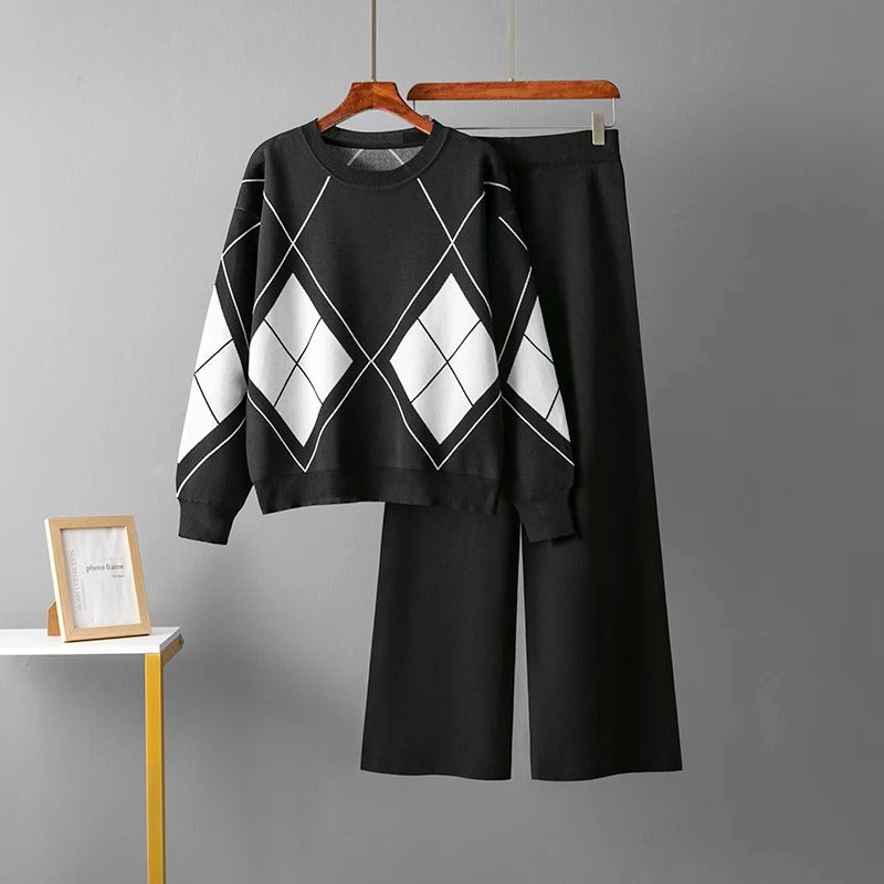 Lily™ - Ensemble de Pull Chaud en Deux Pièces