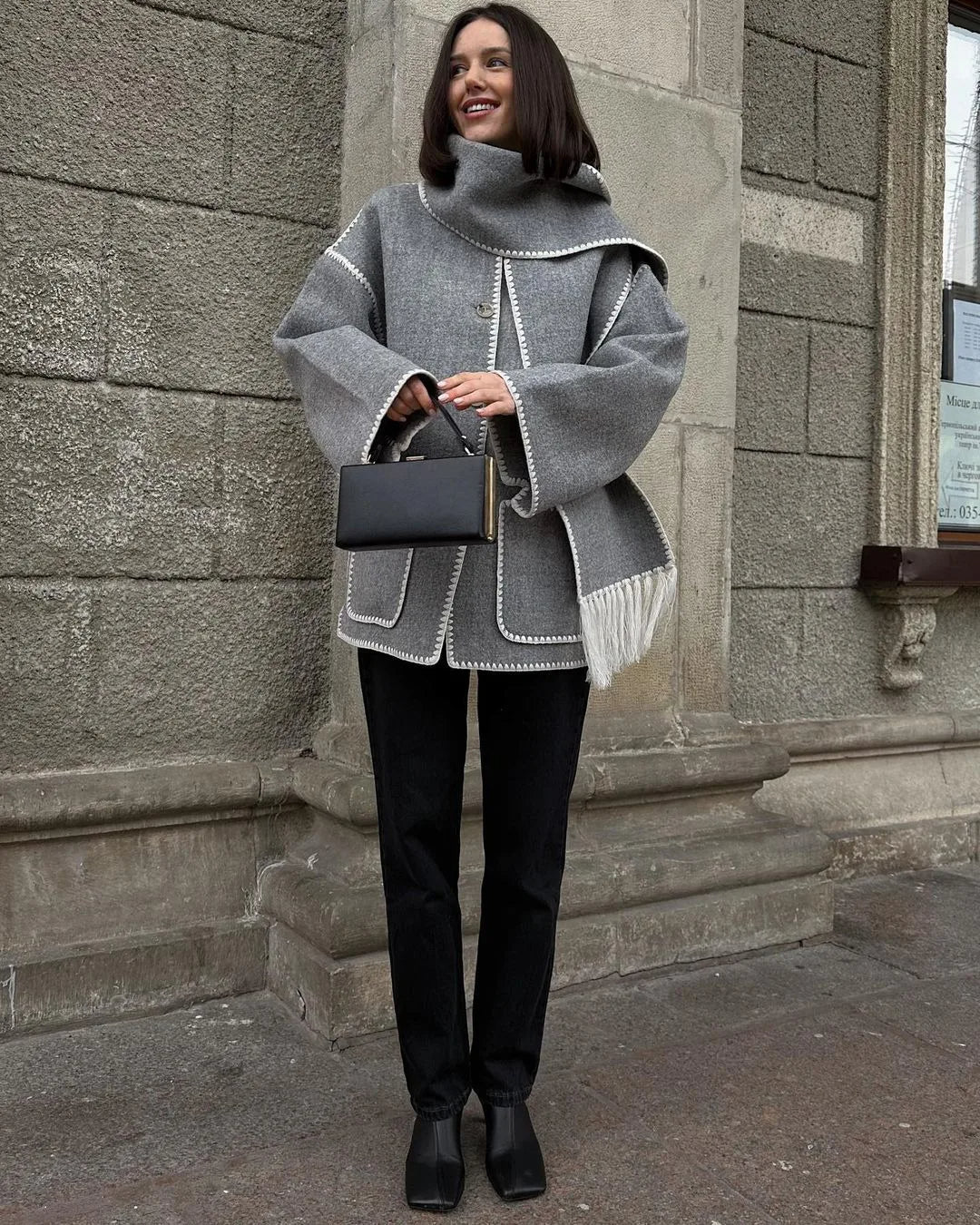 Olivia™ - Manteau Français de créateur Haut de gamme