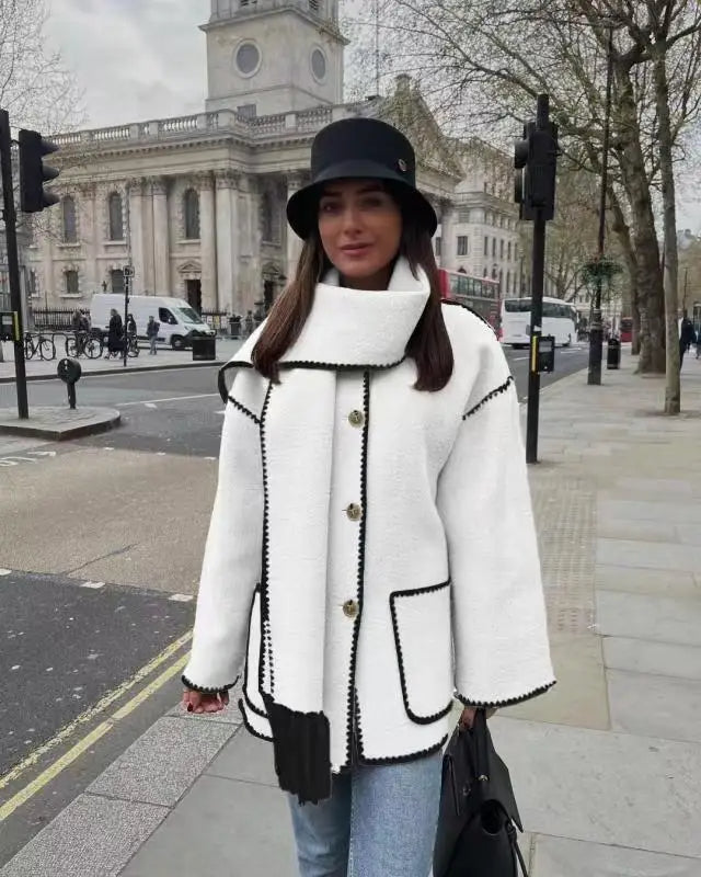 Olivia™ - Manteau Français de créateur Haut de gamme