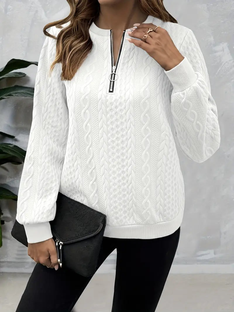 Zoe™ - Pull zippé élégant pour confort et style