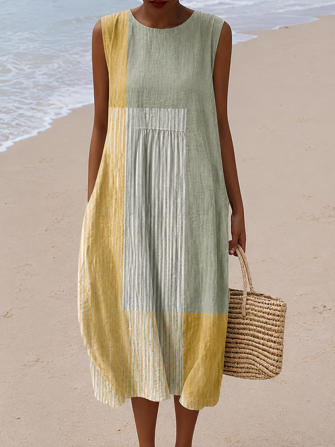 Nina | Printed Midi Dress