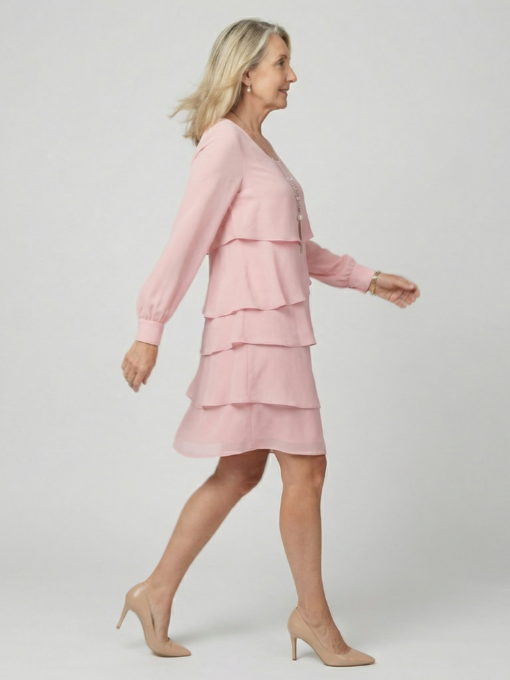 Kirax | Robe à couches propre longueur genou