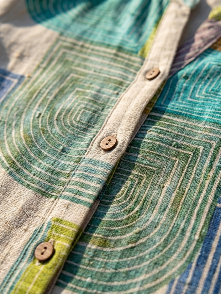 Fenella | Robe à manches courtes en V, longueur genou