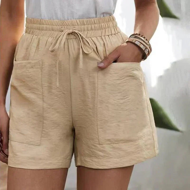 Alani | Shorts en Lin Mélangé Sans Effort