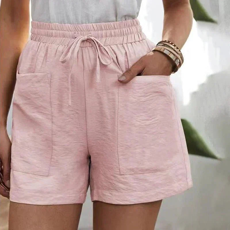 Alani | Shorts en Lin Mélangé Sans Effort