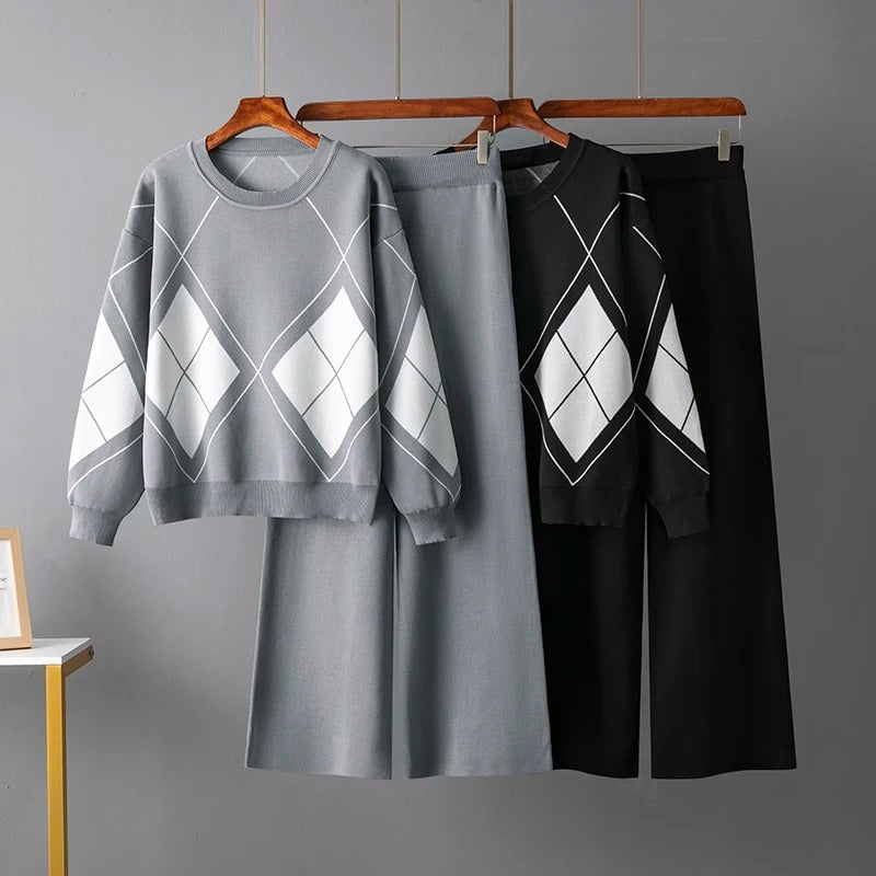 Lily™ - Ensemble de Pull Chaud en Deux Pièces