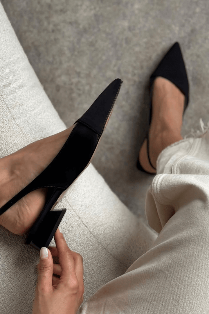 Ballerines à talon