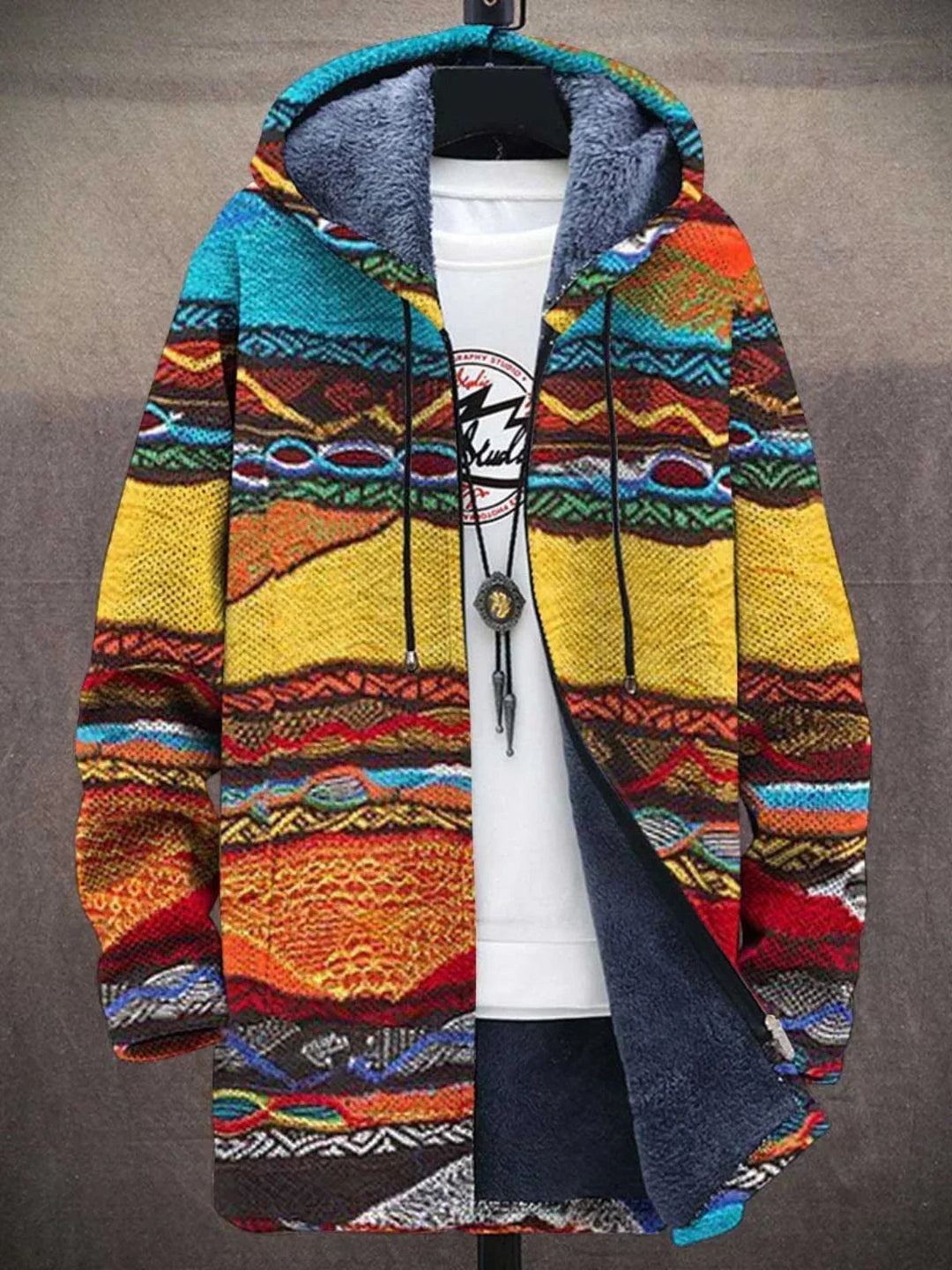 Rosalind | Cardigan à Capuche Artistique