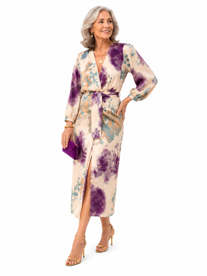 Valeria | Robe élégante à col en V