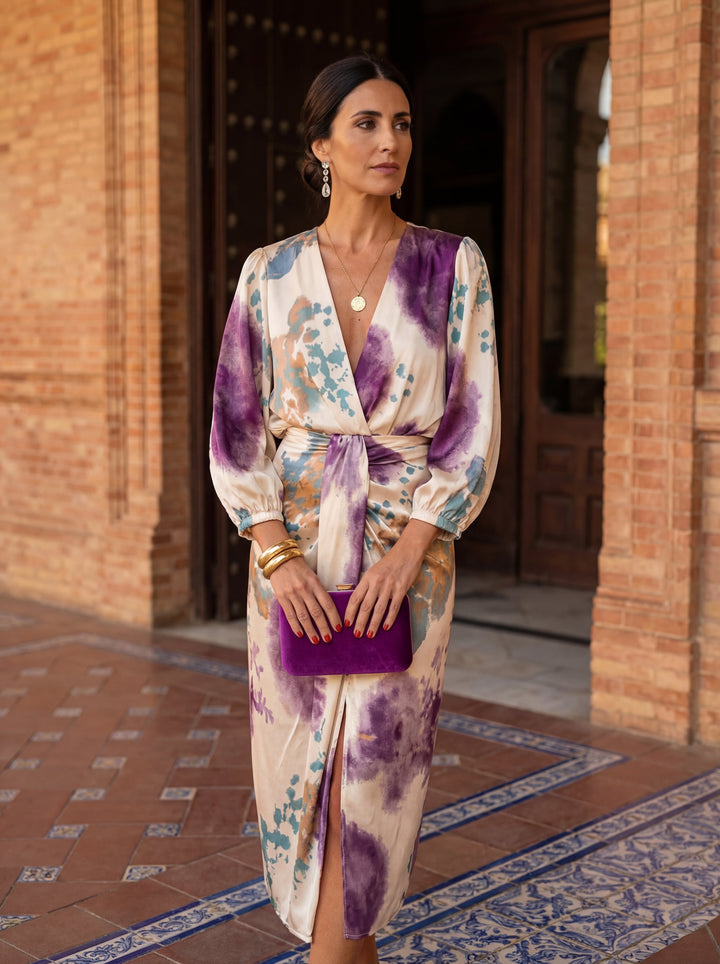 Valeria | Robe élégante à col en V