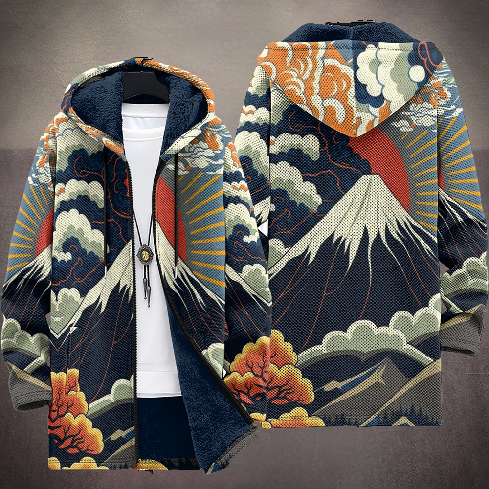 Ezra | Cardigan à Capuche Artistique