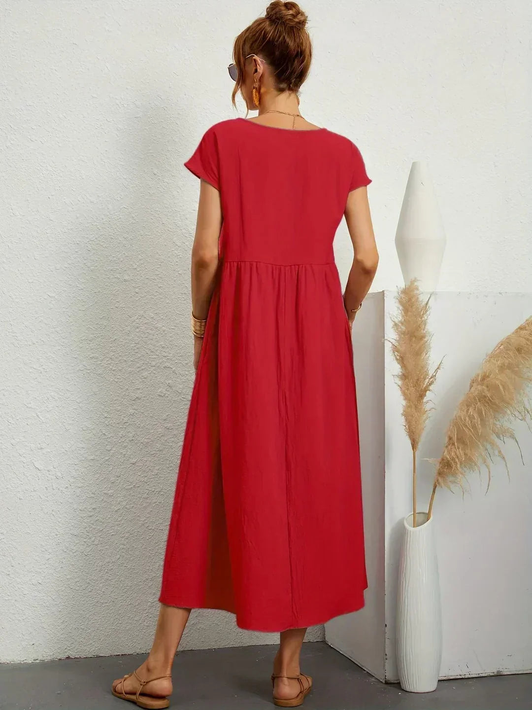 Gabriela™ | Robe midi fluide d&