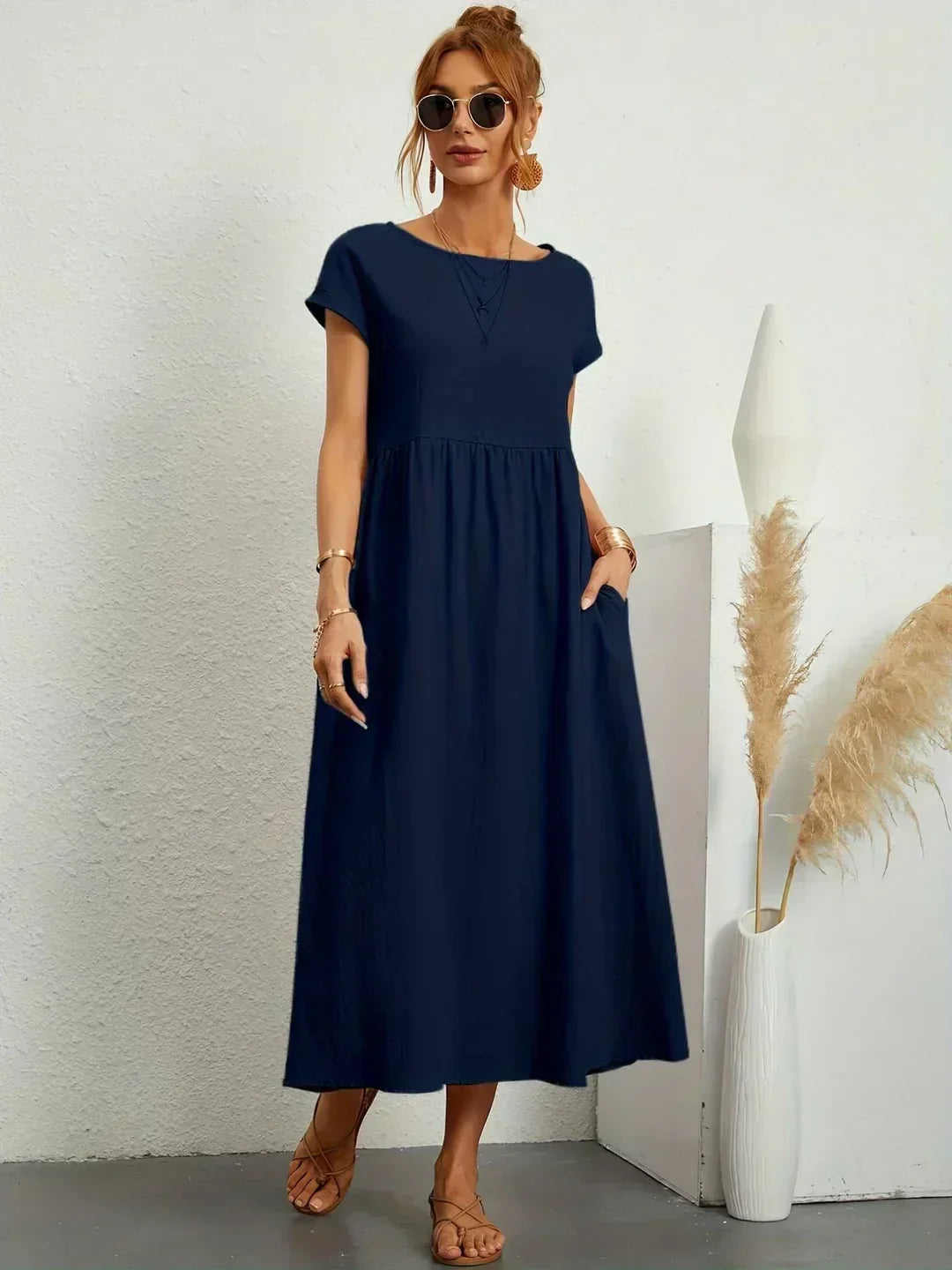 Gabriela™ | Robe midi fluide d&