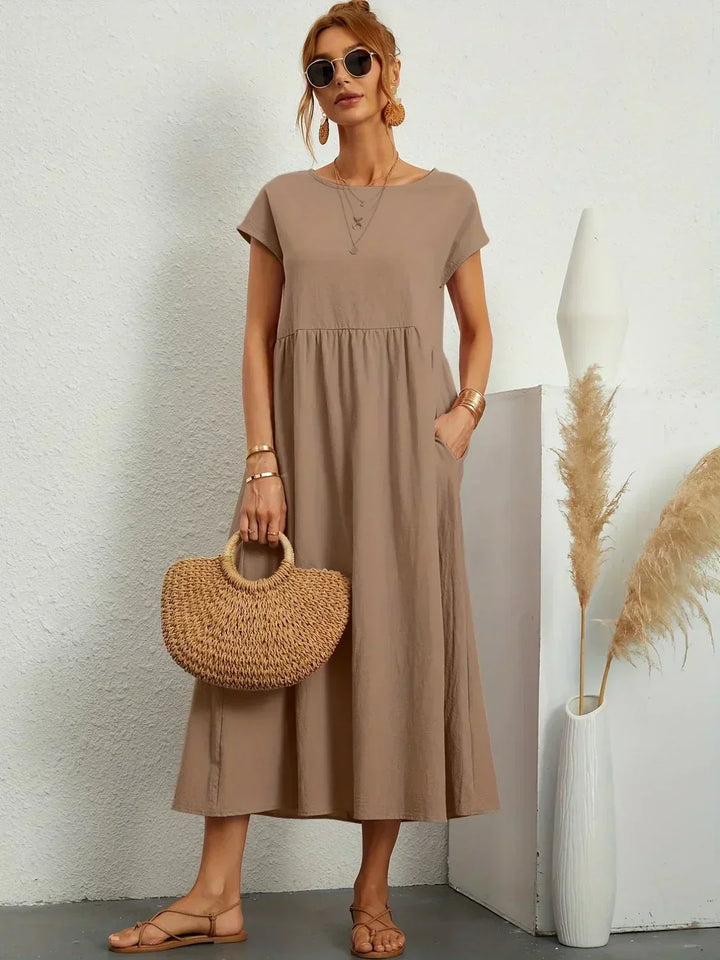 Gabriela™ | Robe midi fluide d&