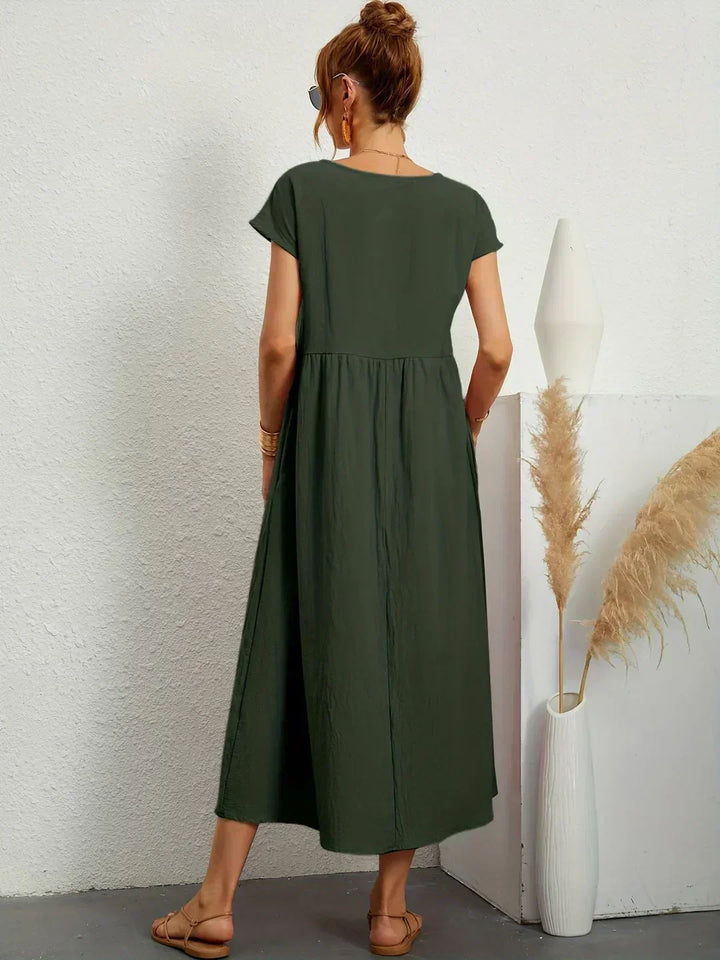 Gabriela™ | Robe midi fluide d&
