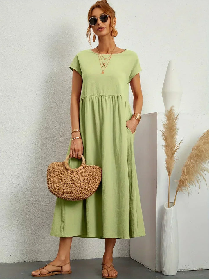 Gabriela™ | Robe midi fluide d&