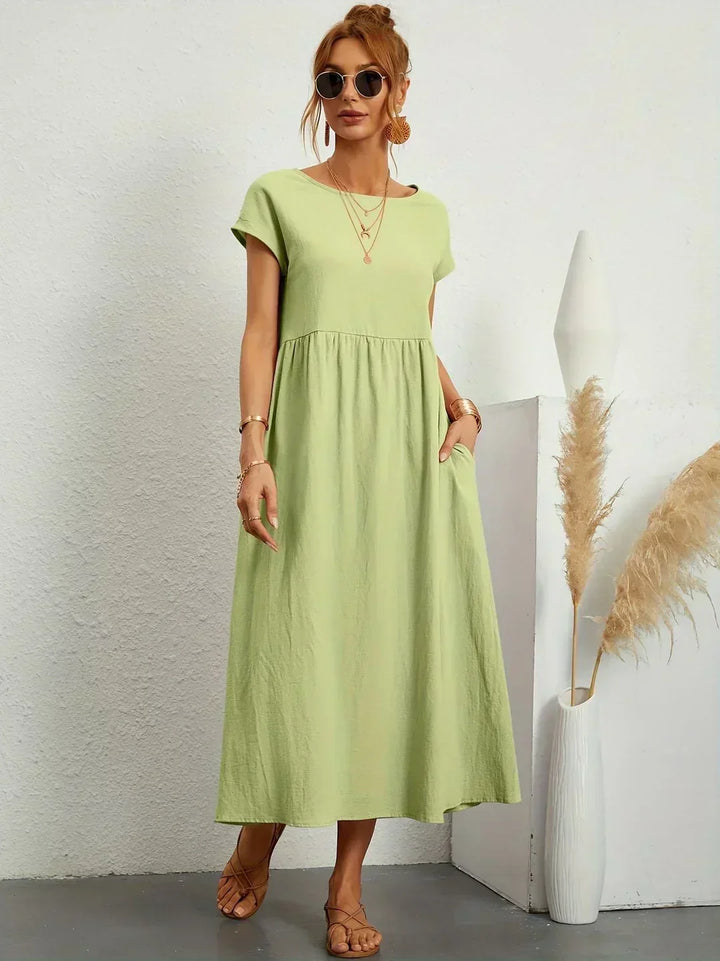 Gabriela™ | Robe midi fluide d&