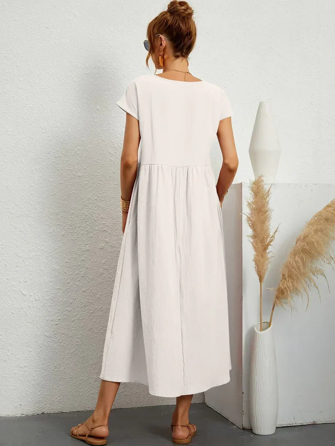 Gabriela™ | Robe midi fluide d&
