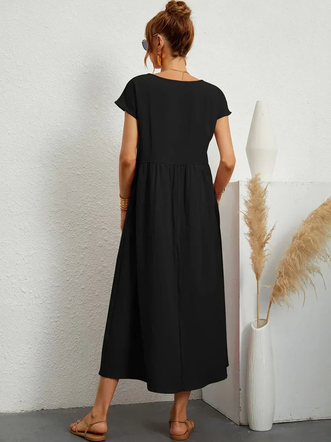 Gabriela™ | Robe midi fluide d&