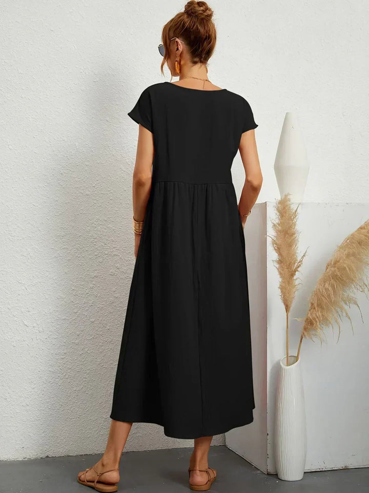 Gabriela™ | Robe midi fluide d&