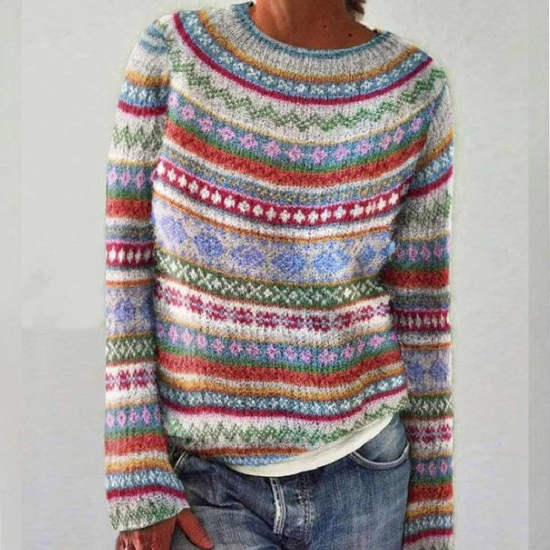 Amelia™ - Pull Rétro Confortable