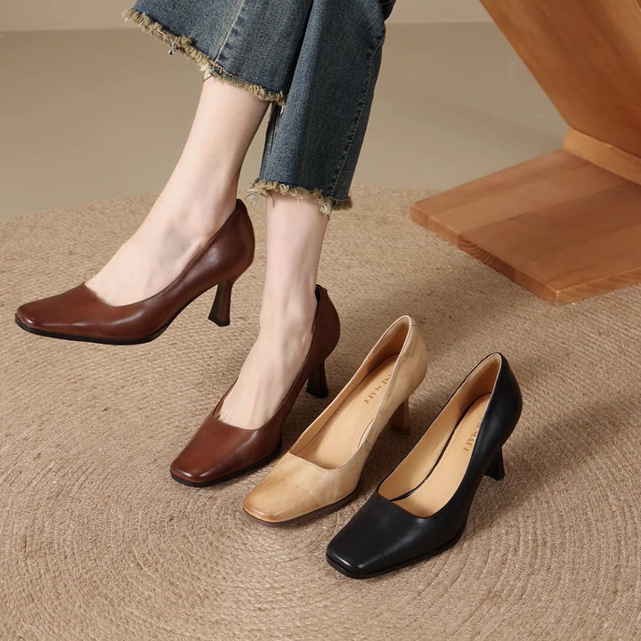 Escarpins en cuir Elviera