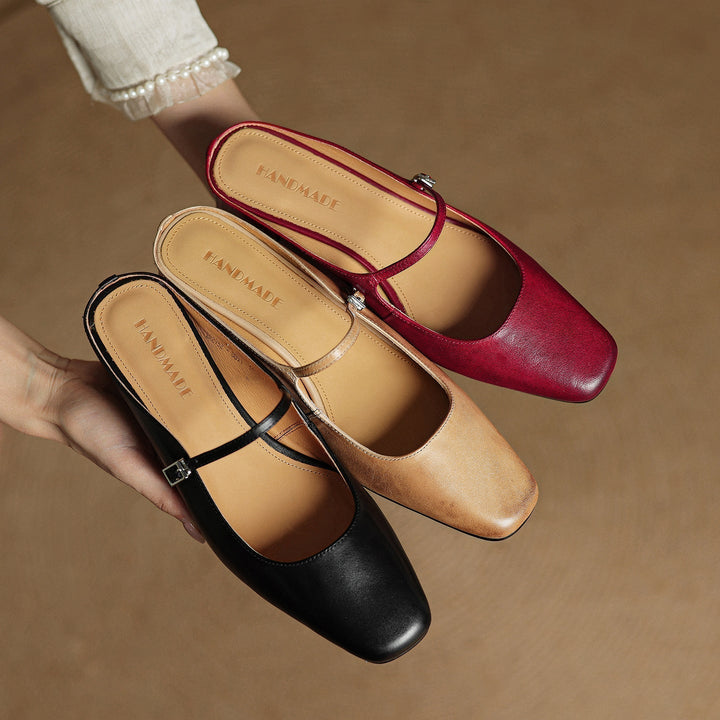 Mules en Cuir Meyra