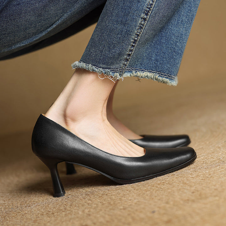 Escarpins en cuir Elviera