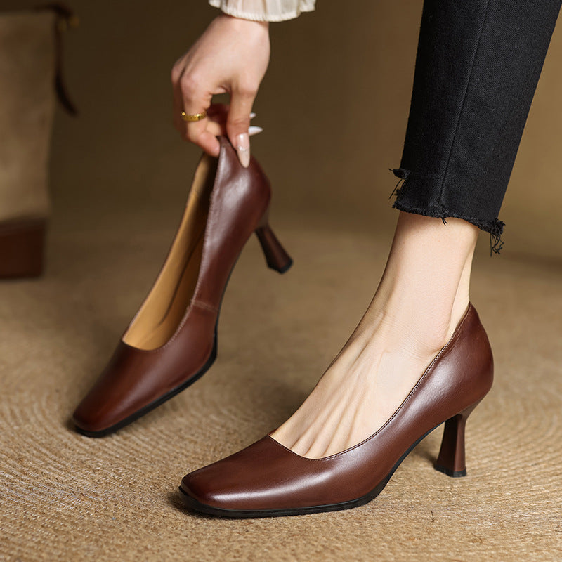Escarpins en cuir Elviera