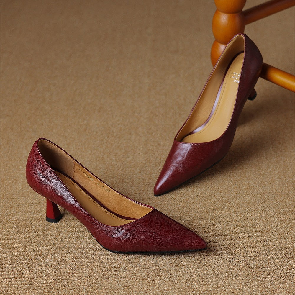 Escarpins Cymara en cuir