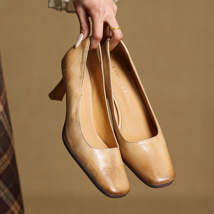 Escarpins en cuir Elviera