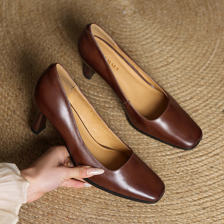 Escarpins en cuir Elviera