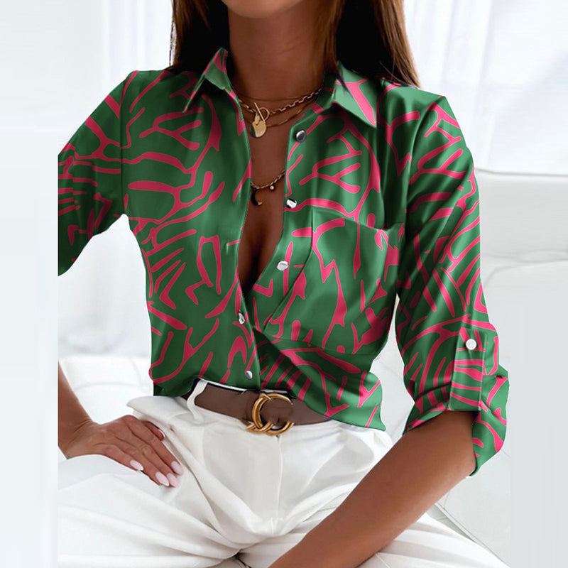Eldbjørg | Blouse Élégante avec Col