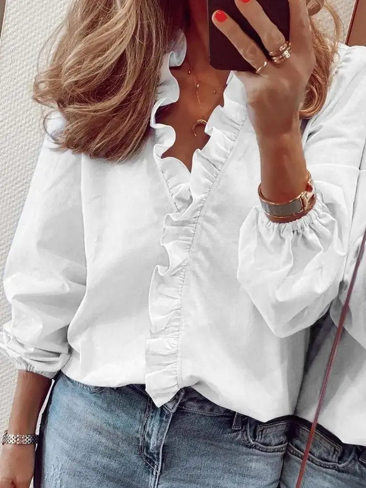 Maren | Blouse Élégante à Manches Longues