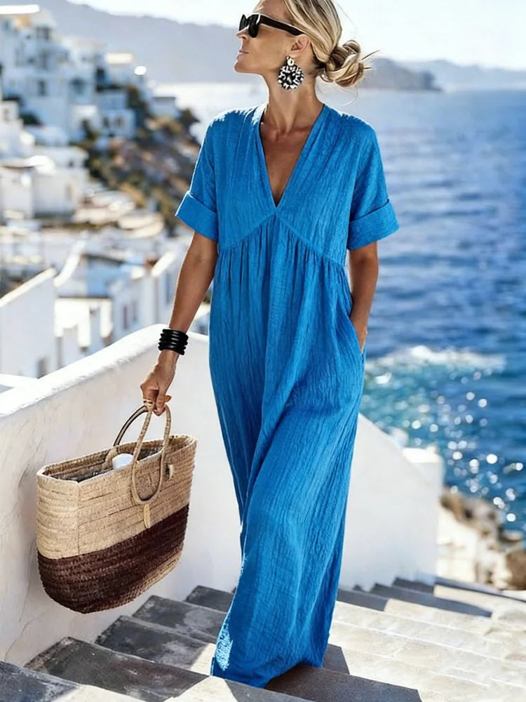 Patricia | Robe longue décontractée