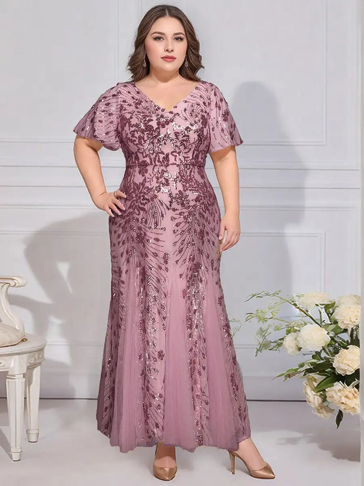 Marlowe | Robe de Soirée A-Line à Paillettes