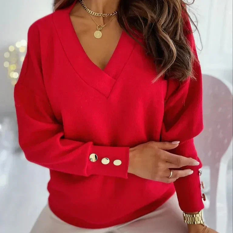 Amelia™ - Pull V élégant