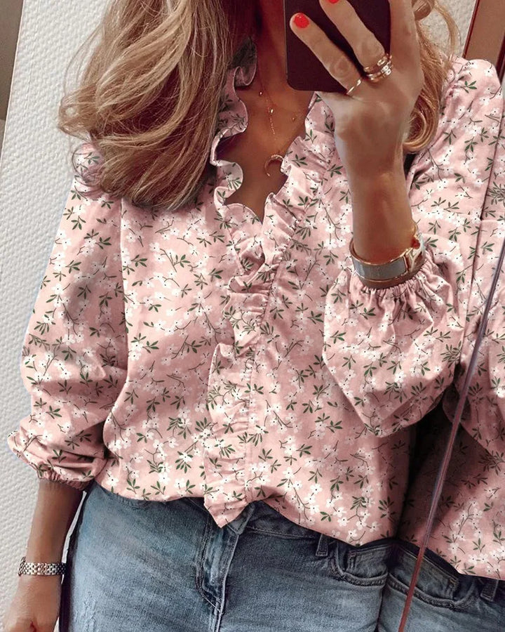 Maren | Blouse Élégante à Manches Longues