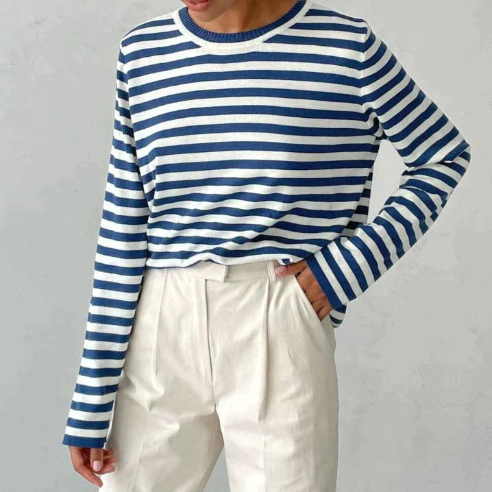 Grace™ - Chemise Rayée Élégante