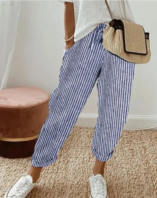 Léa | Short Décontracté Léger Taille Élastique