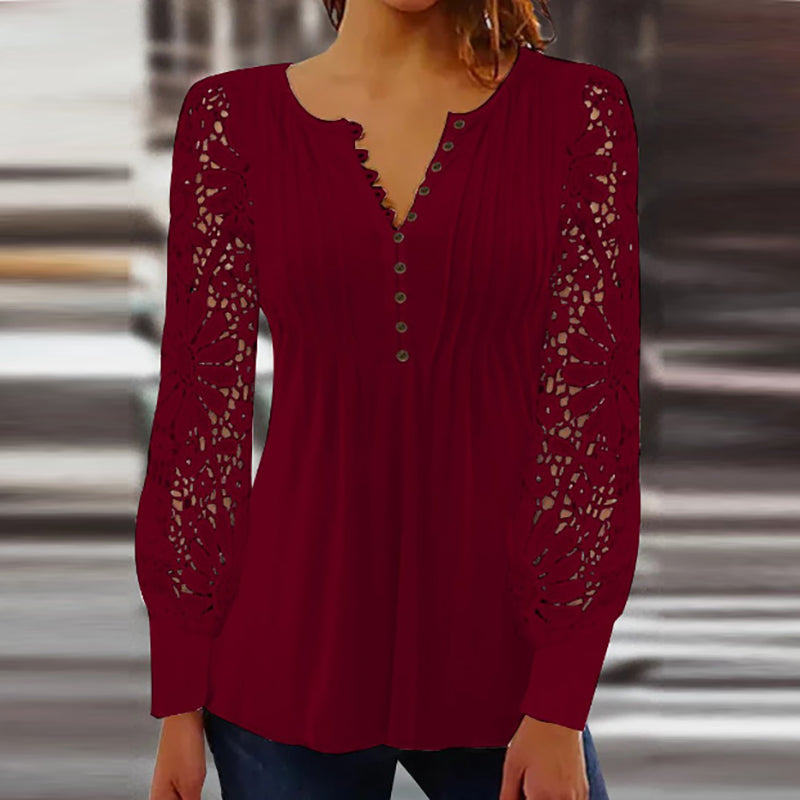 Marianne | Blouse Sophistiquée à Manches Longues