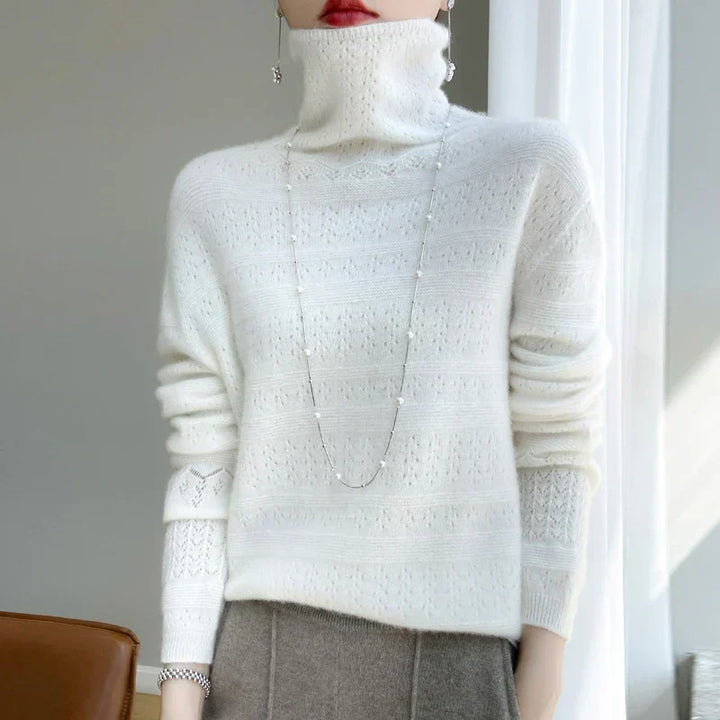 Aria™ - Pull Col Roulé Haut de gamme Doux